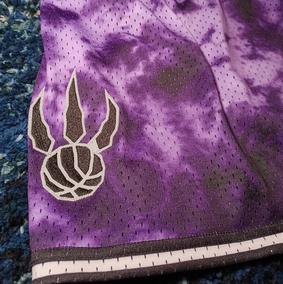 Mitchell & Ness Toronto Raptors Galaxy Reflective Swingman Mens Shorts - Picture 4 of 7
